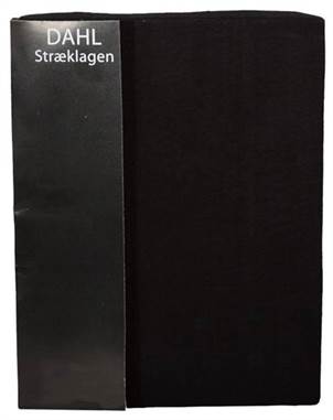 Facon Jersey lagen - Sort - 90x200x40 cm
